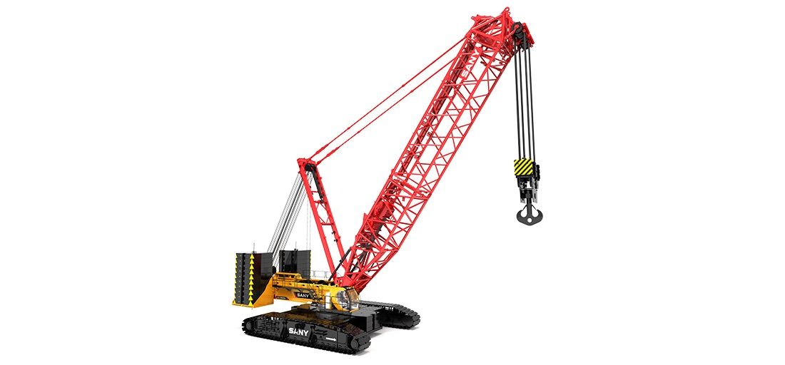 Гусеничный кран SANY SCC550A грузоподъемностью 55 тонн