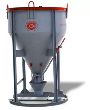 Бадьи для тяжёлого бетона вертикальные – БНк