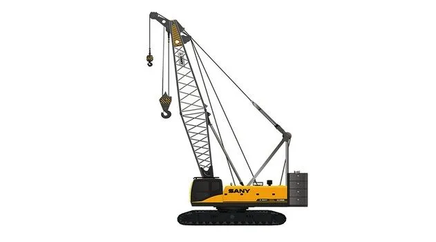 Гусеничный кран SANY SCC1350E грузоподъемностью до 140 тонн