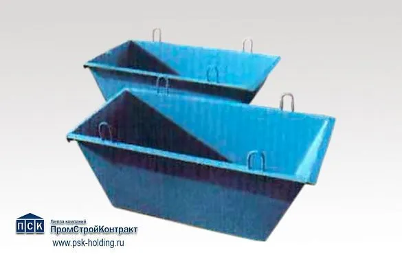 Ящики для строительных растворов и смесей