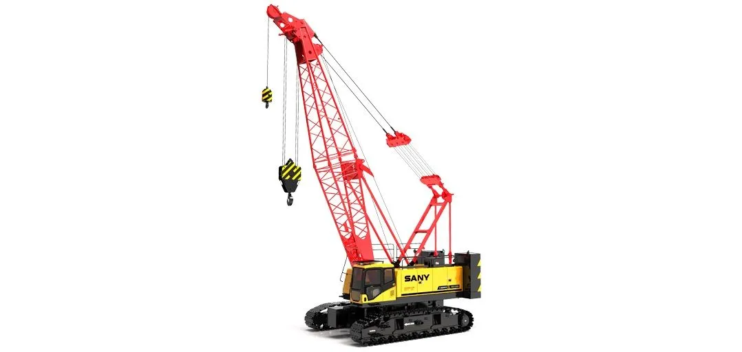 Гусеничный кран SANY SCC1000A грузоподъемностью 100 тонн