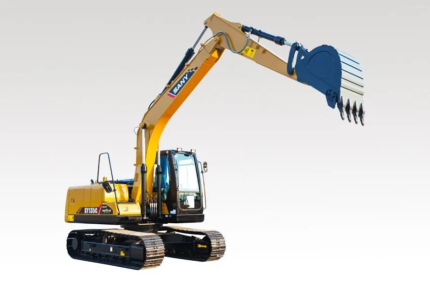 Гидравлический гусеничный экскаватор SANY SY135C