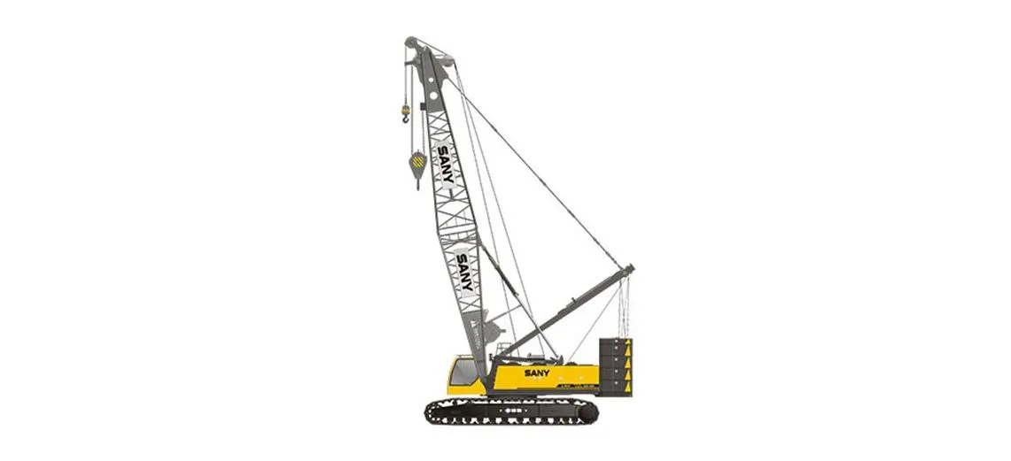 Гусеничный кран SANY SCC1800 грузоподъемностью до 180 тонн