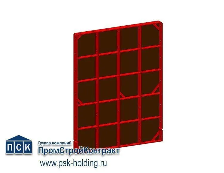 Панель 100x125 мелкощитовой опалубки МСК