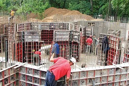 Опалубка сложных узлов мелкощитовая стальная МСК