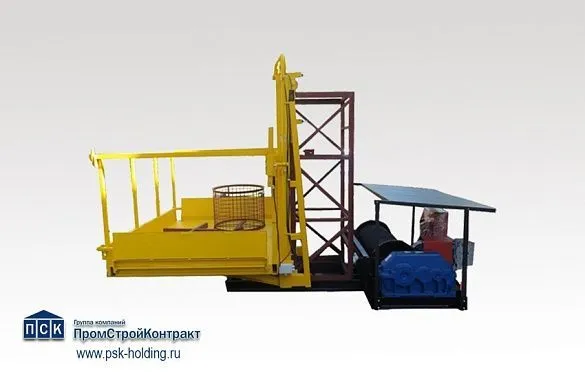 Подъемник мачтовый секционный ПМГ г/п-1000 кг